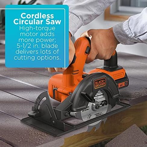 BLACK+DECKER 20V MAX Cordless Drill Combo Kit with POWERSERIES Extreme Cordless Stick Vacuum, Blue (BD4KITCDCRL & BSV2020G) in Saudi Arabia