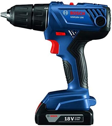 Bosch GSR18V-190B22 18V Compact 1/2" Drill/Driver Kit with (2) 1.5 Ah Slim Pack Batteries in Kuwait