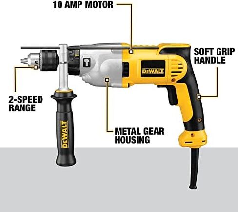 DEWALT Hammer Drill, 1/2-Inch, 10-Amp, Pistol Grip (DWD520) in Saudi Arabia