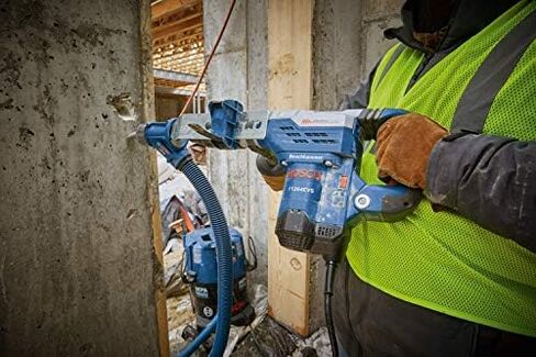 Bosch 11264EVS Rotary Hammer Drill | 13.0 Amp, 120V, SDS Max, 6.5 ft.-lbs. Impact Energy, Vibration Control, Hammer-Only Mode, One-Handed Tool-Free Bit System, 170-340 RPM | 6.5 ft-lb impact energy, vibration control, chisel mode, tool-free bit system, 17 in Saudi Arabia