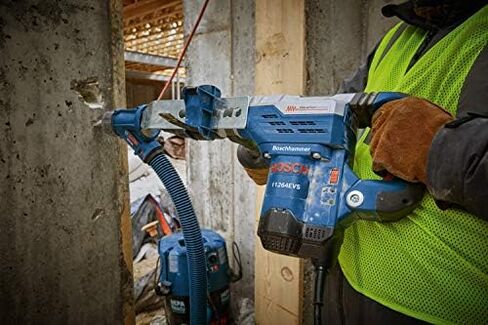 Bosch 11264EVS Rotary Hammer Drill | 13.0 Amp, 120V, SDS Max, 6.5 ft.-lbs. Impact Energy, Vibration Control, Hammer-Only Mode, One-Handed Tool-Free Bit System, 170-340 RPM | 6.5 ft-lb impact energy, vibration control, chisel mode, tool-free bit system, 17 in Saudi Arabia