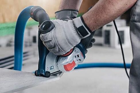 مطحنة بوش GWX10-45DE 4-1/2 إن.X-LOCK المريحة الزاوية مع مفتاح مجداف للقفل in Kuwait