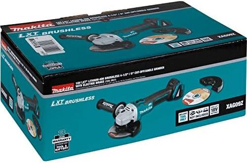 Makita XAG09Z 18V LXT Lithium-Ion Brushless Cordless 4-1/2"/5" Cut-Off/Angle Grinder in Saudi Arabia