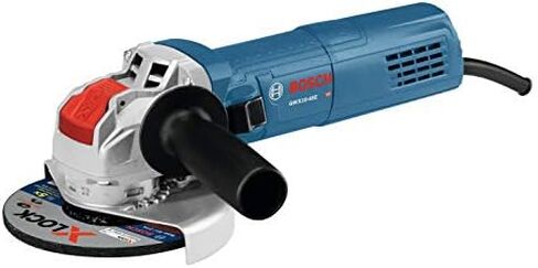 مطحنة بوش GWX10-45DE 4-1/2 إن.X-LOCK المريحة الزاوية مع مفتاح مجداف للقفل in Kuwait