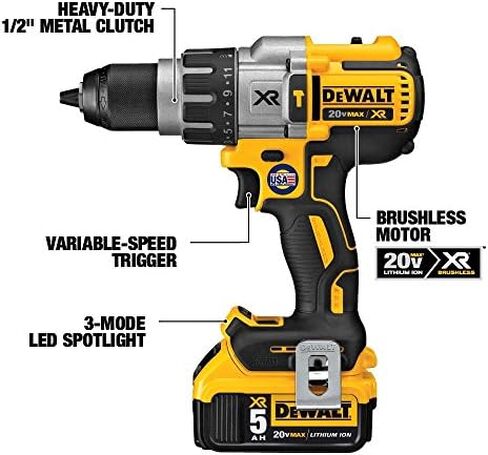 مجموعة DEWALT 20V MAX XR بدون فرشاة، 6 أدوات ممتازة (DCK694P2) in Saudi Arabia