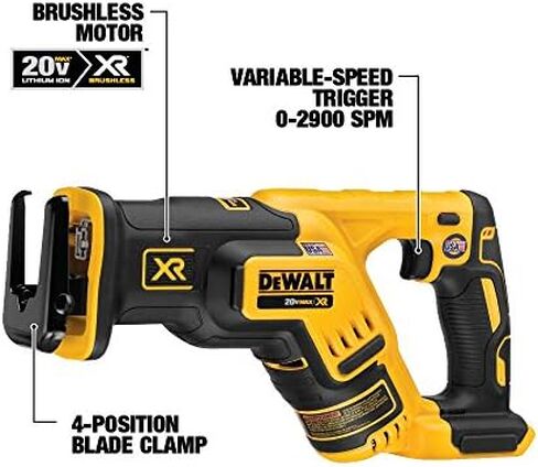 مجموعة DEWALT 20V MAX XR بدون فرشاة، 6 أدوات ممتازة (DCK694P2) in Saudi Arabia