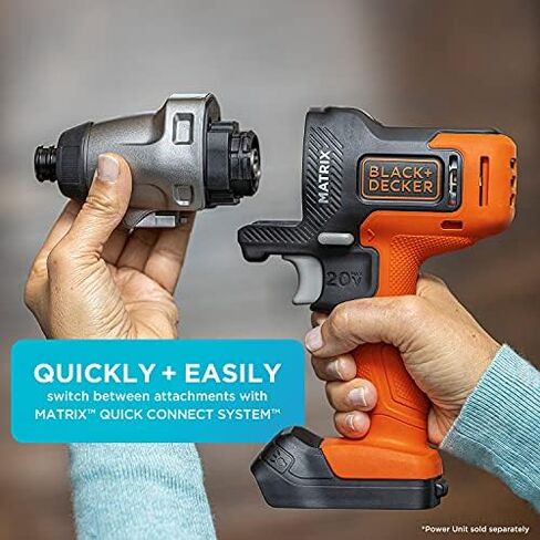 BLACK+DECKER Matrix Oscillating Tool Attachment with 16 in. Wide Mouth Zippered Tool Bag (BDCMTO & BDST500002APB) in Saudi Arabia