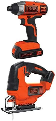 BLACK+DECKER 20V MAX Impact Driver Kit with Extra 1.5-Ah Lithium Battery (BDCI20C & LBXR20) in Saudi Arabia