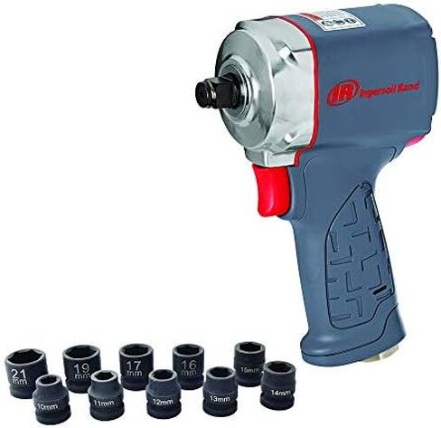 Ingersoll Rand 15QMAX 3/8" Air Impact Wrench, Quiet, Ultra Compact, 475 ft-lbs Nut-busting Torque, in Saudi Arabia