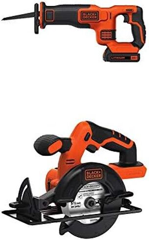 BLACK+DECKER 20V MAX* Cordless Reciprocating Saw Kit (BDCR20C) in Saudi Arabia