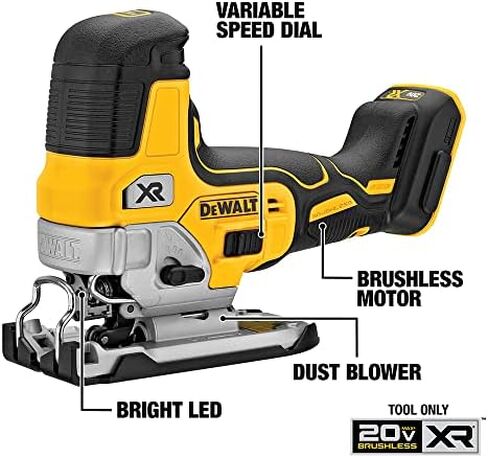 DEWALT 20V MAX Jig Saw, Barrel Grip, Tool Only (DCS335B) in Saudi Arabia