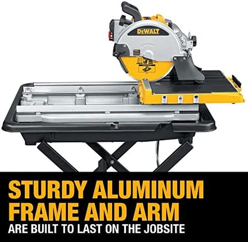 DEWALT Wet Tile Saw with Stand, 10-Inch, Corded (D24000S) in Saudi Arabia