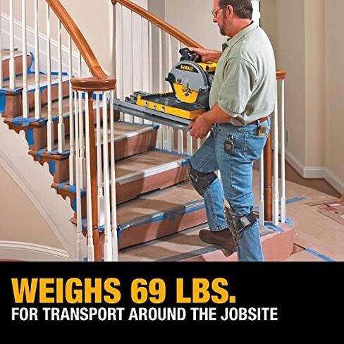 DEWALT Wet Tile Saw with Stand, 10-Inch, Corded (D24000S) in Saudi Arabia