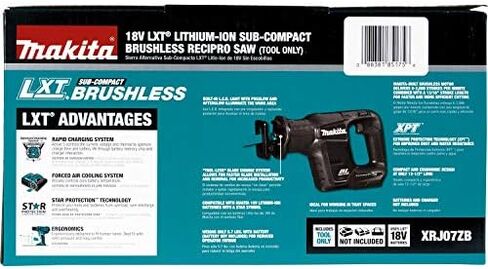 Makita 18V LXT Lithium-Ion Sub-Compact Brushless Cordless Recipro Saw in Saudi Arabia