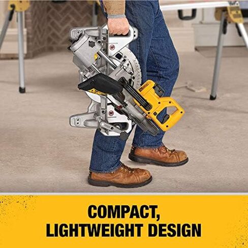 رأس ميتري من DEWALT 20 فولت بحد أقصى 17.7 سم، بدون سلك (DCS361M1) in Kuwait