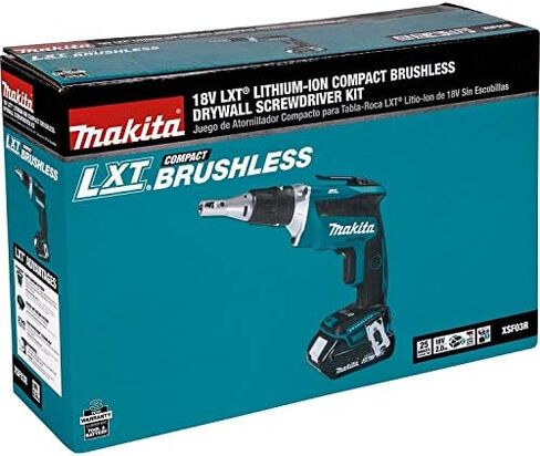 Makita XSF03Z 18V LXT Lithium-Ion Brushless Cordless Drywall Screwdriver (Bare Tool Only), Teal in Saudi Arabia