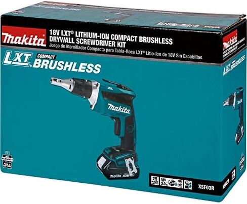 Makita XSF03Z 18V LXT Lithium-Ion Brushless Cordless Drywall Screwdriver (Bare Tool Only), Teal in Saudi Arabia
