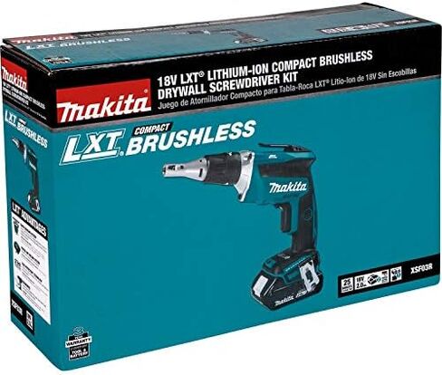 Makita XSF03Z 18V LXT Lithium-Ion Brushless Cordless Drywall Screwdriver (Bare Tool Only), Teal in Saudi Arabia