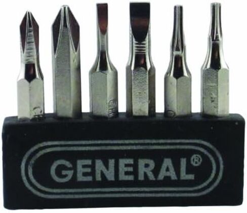 General Tools Precision Cordless Electric Screwdriver #500 with Six Bits and Quick Change Chuck, Handles Difficult, Repetitive Screw-Fastening Jobs in Saudi Arabia