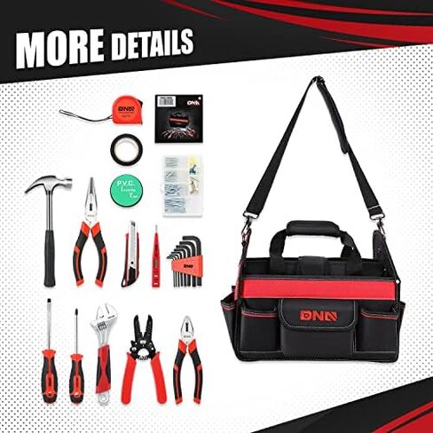 DNA MOTORING Green 46 PCs Home Tool Set Electonic Repair Precision Screwdriver Voltage Tester Hammer Plier DIY Kit (TOOLS-00015) in Saudi Arabia