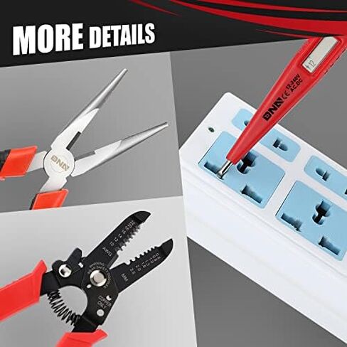 DNA MOTORING Green 46 PCs Home Tool Set Electonic Repair Precision Screwdriver Voltage Tester Hammer Plier DIY Kit (TOOLS-00015) in Saudi Arabia