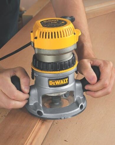 DEWALT DW618K 2-1/4 HP Electronic Variable Speed Fixed Base Router with So Start Kit in Saudi Arabia