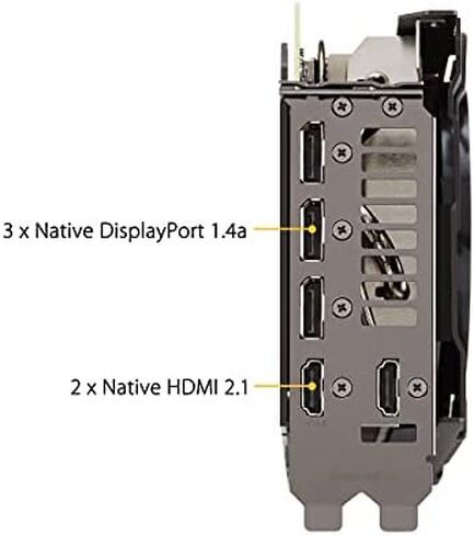 ASUS TUF Gaming NVIDIA GeForce RTX 3070 Ti OC Edition Graphics Card (PCIe 4.0, 8GB GDDR6X, HDMI 2.1, DisplayPort 1.4a, Dual Ball Fan Bearings, Military-Grade Certification, GPU Tweak II) in Saudi Arabia