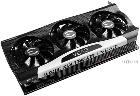 EVGA GeForce RTX 3070 Ti FTW3 Ultra Gaming, 08G-P5-3797-KL, 8GB GDDR6X, iCX3 Technology, ARGB LED, Metal Backplate in Saudi Arabia