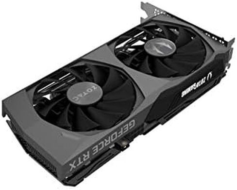 ZOTAC Gaming GeForce RTX™ 3060 Ti Twin Edge OC LHR 8GB GDDR6 256-bit 14 Gbps PCIE 4.0 Gaming Graphics Card, IceStorm 2.0 Advanced Cooling, Active Fan Control, Freeze Fan Stop ZT-A30610H-10MLHR in Saudi Arabia