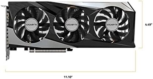 جيجابايت بطاقة رسومات راديون RX 6500 XT للالعاب او سي 4G، نظام تبريد ويندفورس 3X، ذاكرة GDDR6 4GB 64 بت، بطاقة فيديو GV-R65XTGAMING OC-4GD in Saudi Arabia