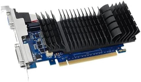 ASUS GeForce GT 730 2GB GDDR5 Low Profile Graphics Card for Silent HTPC Builds (with I/O Port Brackets) in Saudi Arabia