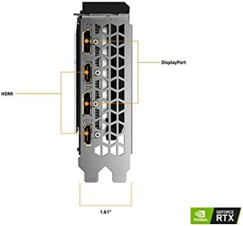 GIGABYTE GeForce RTX 3050 Gaming OC 8G Graphics Card, 3X WINDFORCE Fans, 8GB GDDR6 128-bit GDDR6, GV-N3050GAMING OC-8GD Video Card in Saudi Arabia