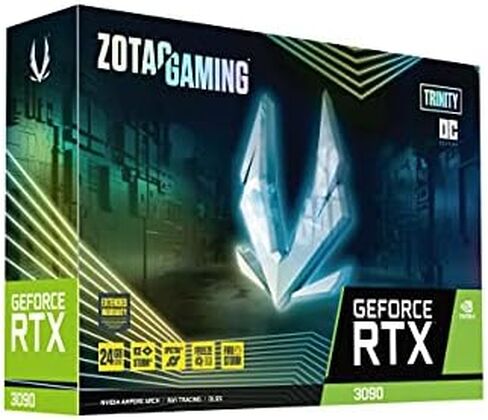 ZOTAC Gaming GeForce RTX™ 3090 Trinity OC 24GB GDDR6X 384-bit 19.5 Gbps PCIE 4.0 Gaming Graphics Card, IceStorm 2.0 Advanced Cooling, Spectra 2.0 RGB Lighting, ZT-A30900J-10P in Saudi Arabia