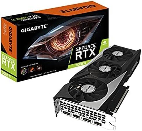 GIGABYTE GeForce RTX 3060 Ti Gaming OC PRO 8G (REV3.0) Graphics Card, 3X WINDFORCE Fans, LHR, 8GB 256-bit GDDR6, GV-N306TGAMINGOC PRO-8GD R3 Video Card in Saudi Arabia