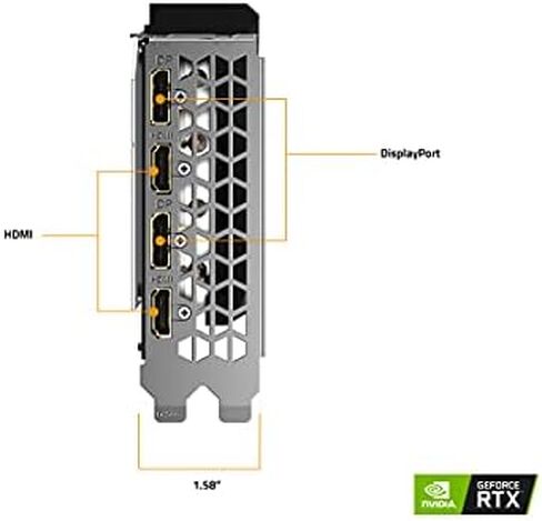 GIGABYTE GeForce RTX 3060 Ti Gaming OC PRO 8G (REV3.0) Graphics Card, 3X WINDFORCE Fans, LHR, 8GB 256-bit GDDR6, GV-N306TGAMINGOC PRO-8GD R3 Video Card in Saudi Arabia