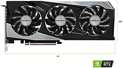 GIGABYTE GeForce RTX 3060 Ti Gaming OC PRO 8G (REV3.0) Graphics Card, 3X WINDFORCE Fans, LHR, 8GB 256-bit GDDR6, GV-N306TGAMINGOC PRO-8GD R3 Video Card in Saudi Arabia