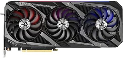 ASUS ROG Strix NVIDIA GeForce RTX 3080 OC Edition Gaming Graphics Card (PCIe 4.0, 12GB GDDR6X, LHR, HDMI 2.1, DisplayPort 1.4a, Axial-tech Fan Design, 2.9-Slot, Super Alloy Power II, GPU Tweak II) in Kuwait