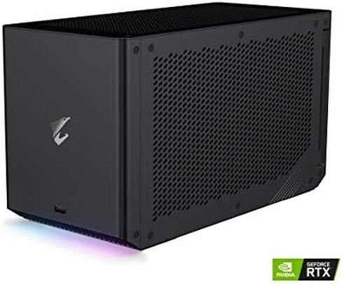 جيجابايت AORUS RTX 3080 صندوق ألعاب REV2.0 eGPU، نظام تبريد الكل في واحد، LHR، Thunderbolt 3، GV N3080IXEB 10GD REV2.0 بطاقة رسومات خارجية in Saudi Arabia