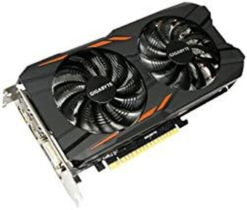 Gigabyte Geforce GTX 1050 Ti 4GB Windforce Graphic Card (GV-N105TWF2OC-4GD) in Kuwait
