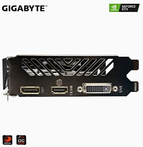 Gigabyte Geforce GTX 1050 Ti 4GB Windforce Graphic Card (GV-N105TWF2OC-4GD) in Kuwait