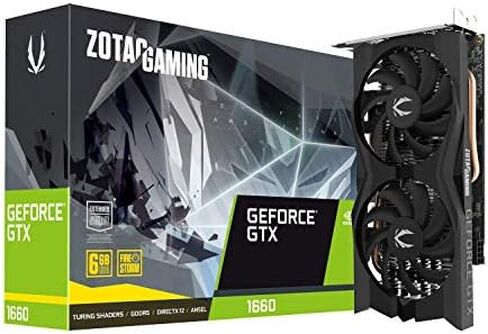 ZOTAC Gaming GeForce GTX 1660 6GB GDDR5 192-bit Gaming Graphics Card, Super Compact, ZT-T16600F-10L in Kuwait