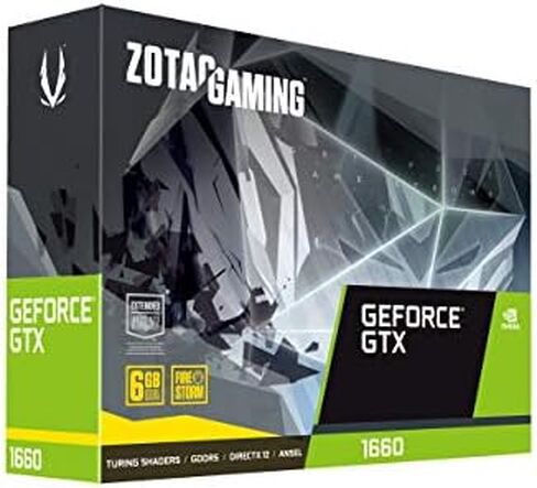 ZOTAC Gaming GeForce GTX 1660 6GB GDDR5 192-bit Gaming Graphics Card, Super Compact, ZT-T16600F-10L in Kuwait
