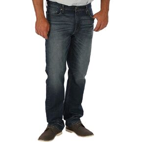 George Clothing Men's Straight Fit Jeans (33x30, Medium Wash) in Kuwait