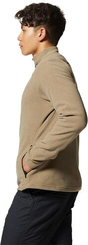 Mountain Hardwear Men's Polartec Microfleece Full Zip for Hiking, Camping, and Casual Wear | Breathable and Insulated in Saudi Arabia