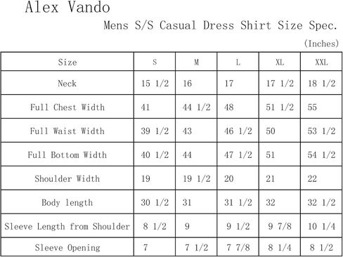 Alex Vando Mens Dress Shirts Casual Regular Fit Short Sleeve Men Button Down Shirt in Kuwait