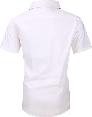 Alex Vando Mens Dress Shirts Casual Regular Fit Short Sleeve Men Button Down Shirt in Kuwait