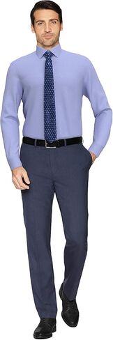 تي شيرت رجالي ماركة أمازون - بأزرار سفلية ضيق ياقة ممتدة بدون كي in Kuwait