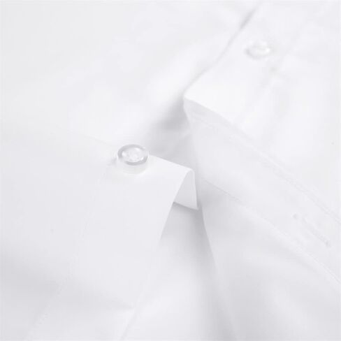Men's Non Iron Standard-Fit Solid Basic Dress Shirt Formal Business Premium Male Long Sleeve Work Office Shirts in Saudi Arabia