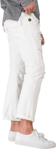 Level 7 Men's Slim Straight Mended Premium Denim Jeans in Kuwait