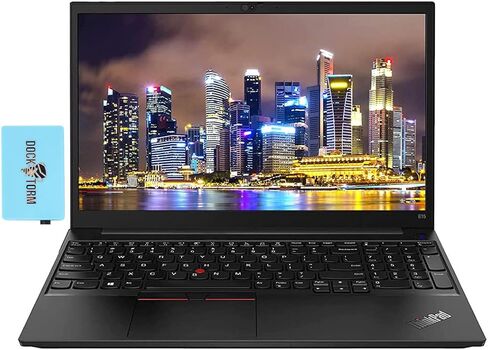 Lenovo ThinkPad E15 Gen 2 Thin & Light Business Laptop, 15.6" FHD + IPS Display (1920x1080) (AMD Ryzen 7 4700U 8-Core, 16GB RAM, 512GB PCIe SSD, AMD Radeon, WiFi 5, BT 5.1, HD Webcam, W10P) w/Hub in Kuwait